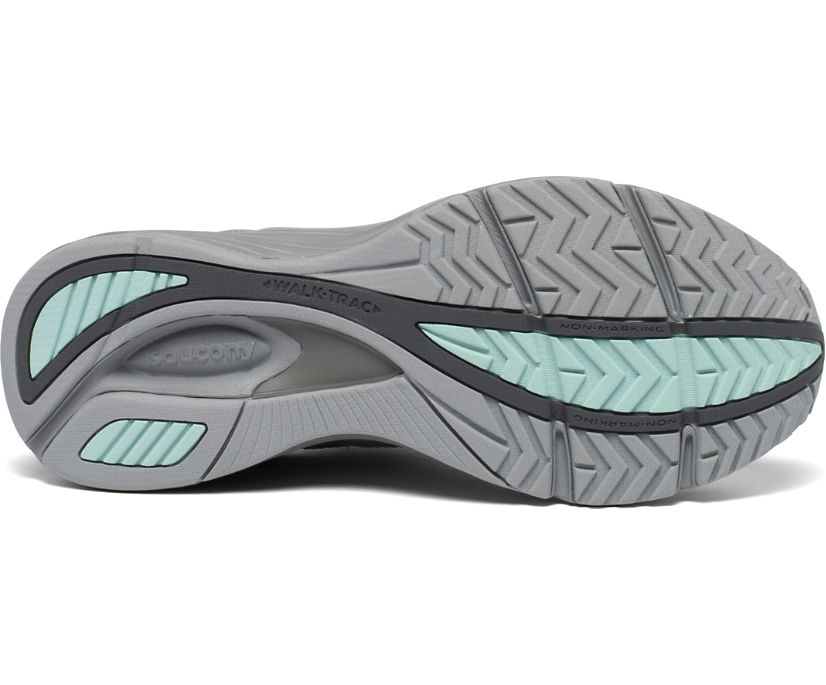 Women's Saucony Integrity Walker 3 Extra Wide Walking Shoes Grey | Singapore 246SGLO